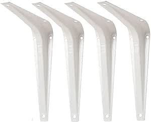 seleq l shaped white metal bracket|steel angle brackets.